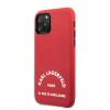 Karl Lagerfeld “St.Guillaume Logo Collection” Θήκη προστασίας από δερματίνη – iPhone 11 Pro (Red – KLHCN58NYRE)