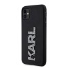 Karl Lagerfeld “Karl 3D Logo Glitter Cover” Hard Case Θήκη προστασίας από σιλικόνη – iPhone 11 (Glitter / Black – KLHCN613DMBKCK)