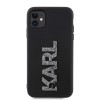 Karl Lagerfeld “Karl 3D Logo Glitter Cover” Hard Case Θήκη προστασίας από σιλικόνη – iPhone 11 (Glitter / Black – KLHCN613DMBKCK)