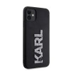 Karl Lagerfeld “Karl 3D Logo Glitter Cover” Hard Case Θήκη προστασίας από σιλικόνη – iPhone 11 (Glitter / Black – KLHCN613DMBKCK)