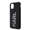 Karl Lagerfeld “Karl 3D Logo Glitter Cover” Hard Case Θήκη προστασίας από σιλικόνη – iPhone 11 (Glitter / Black – KLHCN613DMBKCK)