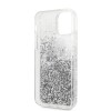 Karl Lagerfeld Liquid Glitter Case 2 Heads Θήκη προστασίας – iPhone 11 (Black/Glitter Silver – KLHCN61KCGLSL)