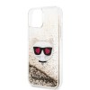 Karl Lagerfeld Liquid Glitter Case Choupette's Heads Θήκη προστασίας – iPhone 11 (Black/Glitter Gold)