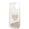 Karl Lagerfeld Liquid Glitter Case Choupette's Heads Θήκη προστασίας – iPhone 11 (Black/Glitter Gold)