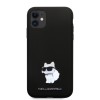 Karl Lagerfeld Choupette Metal Pin Hard Case Θήκη προστασίας από σιλικόνη  – iPhone 11 (Black – KLHCN61SMHCNPK)