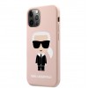 Karl Lagerfeld 3D Rubber Case Karl’s Head Θήκη προστασίας από σιλικόνη – iPhone 12 Pro Max (Ροζ – KLHCP12LSLFKPI)