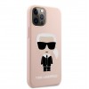 Karl Lagerfeld 3D Rubber Case Karl’s Head Θήκη προστασίας από σιλικόνη – iPhone 12 Pro Max (Ροζ – KLHCP12LSLFKPI)