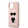 Karl Lagerfeld 3D Rubber Case Karl’s Head Θήκη προστασίας από σιλικόνη – iPhone 12 Pro Max (Ροζ – KLHCP12LSLFKPI)