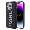 Karl Lagerfeld “Karl 3D Logo Glitter Cover” Hard Case Θήκη προστασίας από σιλικόνη – iPhone 15 Pro Glitter / Black #KLHCP15L3DMBKCK