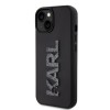 Karl Lagerfeld “Karl 3D Logo Glitter Cover” Hard Case Θήκη προστασίας από σιλικόνη – iPhone 15 Glitter / Black #KLHCP15S3DMBKCK