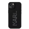 Karl Lagerfeld “Karl 3D Logo Glitter Cover” Hard Case Θήκη προστασίας από σιλικόνη – iPhone 15 Glitter / Black #KLHCP15S3DMBKCK