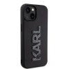 Karl Lagerfeld “Karl 3D Logo Glitter Cover” Hard Case Θήκη προστασίας από σιλικόνη – iPhone 15 Glitter / Black #KLHCP15S3DMBKCK