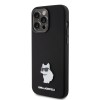 Karl Lagerfeld Choupette Metal Pin Hard Case Θήκη προστασίας από σιλικόνη – iPhone 15 Pro Max Black #KLHCP15XSMHCNPK