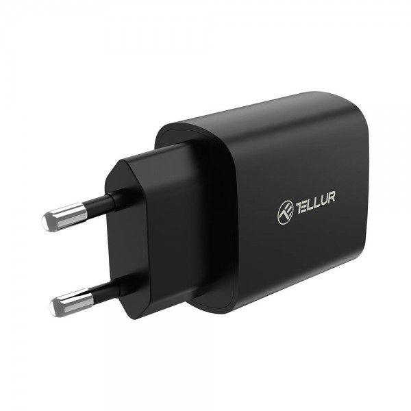 Tellur Οικιακός Φορτιστής USB-C με PD 3.0 (PD3.0 20W) σε μαύρο χρώμα (TLL151411)