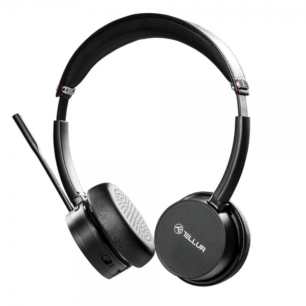 Tellur Voice Pro Wireless Headset - Επαγγελματικά Ασύρματα Ακουστικά – σε μαυρο χρώμα