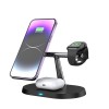 Maxlife MXWC-03 3-in-1 Wireless Desk Charger Αναδιπλούμενη βάση ασύρματης φόρτισης 3 σε 1 μέγιστης ισχύος 15W