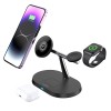 Maxlife MXWC-03 3-in-1 Wireless Desk Charger Αναδιπλούμενη βάση ασύρματης φόρτισης 3 σε 1 μέγιστης ισχύος 15W