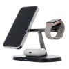 Maxlife MXWC-03 3-in-1 Wireless Desk Charger Αναδιπλούμενη βάση ασύρματης φόρτισης 3 σε 1 μέγιστης ισχύος 15W