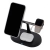 Maxlife MXWC-03 3-in-1 Wireless Desk Charger Αναδιπλούμενη βάση ασύρματης φόρτισης 3 σε 1 μέγιστης ισχύος 15W