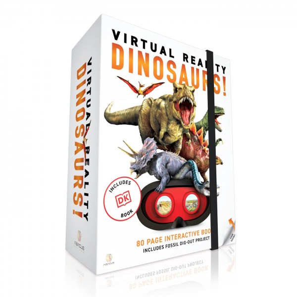 Abacus Brands VR Giftbox Dinosaurs! Σετ εικονικής πραγματικότητας – Πολυτελές Σετ Δώρου Για ηλικίες 8 έως 12 ετών – Περιλαμβάνει Γυαλιά VR