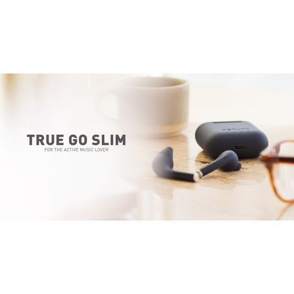 Defunc TRUE GO SLIM Bluetooth 5.2 Ασύρματα True Wireless Ακουστικά με θήκη (πράσινο)