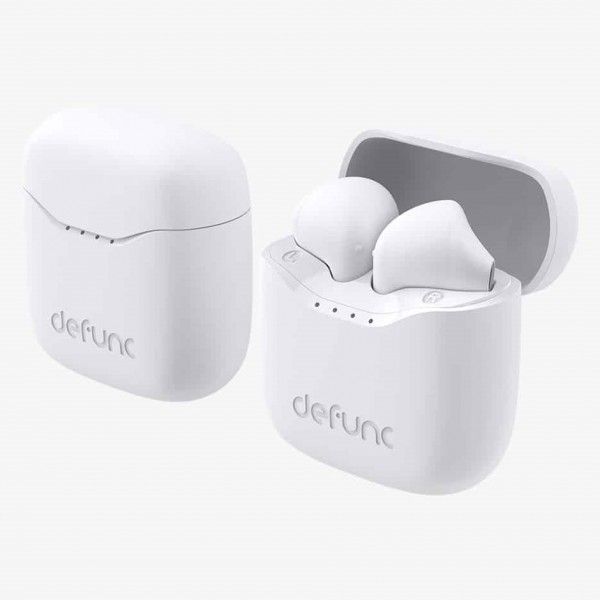 Defunc TRUE LITE Bluetooth 5.3 Ασύρματα True Wireless Ακουστικά με θήκη (λευκό)