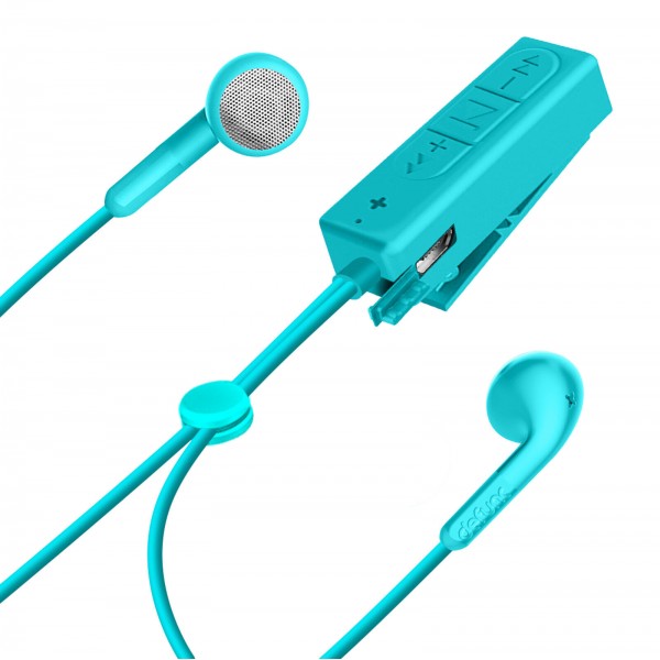 Defunc BASIC TALK In-Ear Bluetooth Earbuds Ασύρματα Ακουστικά σε cyan χρώμα