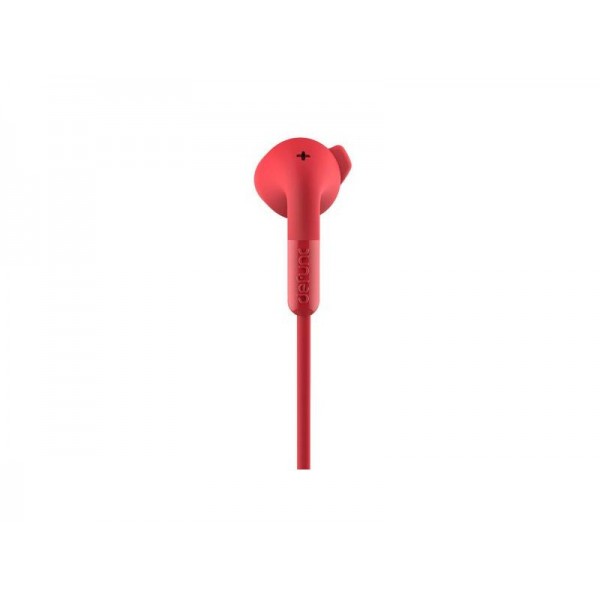 Defunc PLUS HYBRID In-Ear Earbuds Ενσύρματα Ακουστικά σε κόκκινο χρώμα