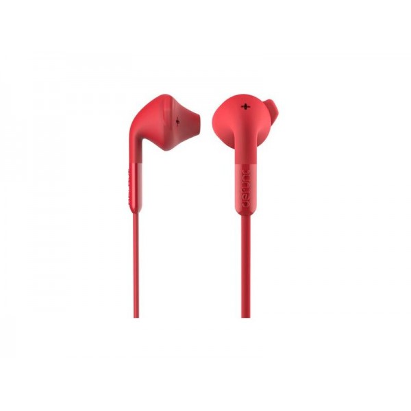 Defunc PLUS HYBRID In-Ear Earbuds Ενσύρματα Ακουστικά σε κόκκινο χρώμα