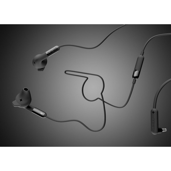 Defunc PLUS HYBRID In-Ear Earbuds Ενσύρματα Ακουστικά σε μαύρο χρώμα