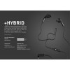 Defunc PLUS HYBRID In-Ear Earbuds Ενσύρματα Ακουστικά σε μπλε χρώμα