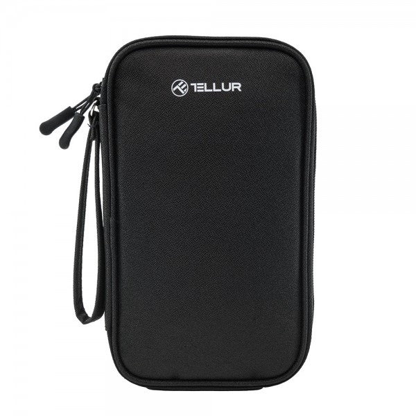 Tellur Universal Travel Cable Organizer- Τσάντα οργάνωσης Ταξιδιου σε Μαύρο χρώμα (TLL193011)