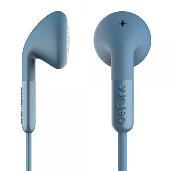 Defunc BASIC TALK In-Ear Earbuds Ενσύρματα Ακουστικά σε cyan χρώμα