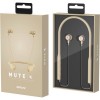 Defunc MUTE Neck-band Earbuds Ασύρματα Ακουστικά με Active Noise Cancellation σε χρυσό χρώμα