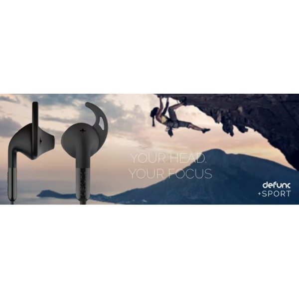 Defunc GO SPORT In-Ear Earbuds Ενσύρματα Ακουστικά σε λευκό χρώμα