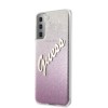 Guess Glitter Gradient Script Logo Θήκη προστασίας από σιλικόνη – Samsung Galaxy S21 Plus (Pink/Glitter)