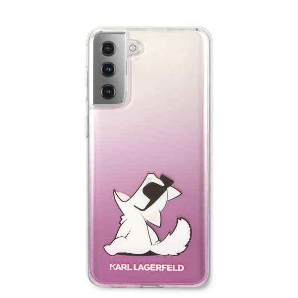 Karl Lagerfeld “Choupette Fun” Hard Case Θήκη προστασίας από σιλικόνη – Samsung Galaxy S21 G991 (Pink)