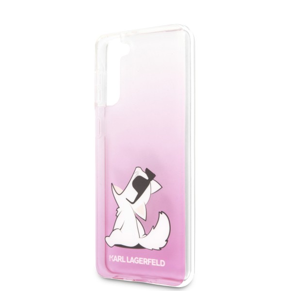 Karl Lagerfeld “Choupette Fun” Hard Case Θήκη προστασίας από σιλικόνη – Samsung Galaxy S21 G991 (Pink)