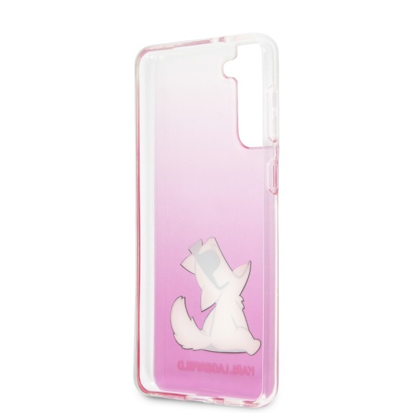 Karl Lagerfeld “Choupette Fun” Hard Case Θήκη προστασίας από σιλικόνη – Samsung Galaxy S21 G991 (Pink)