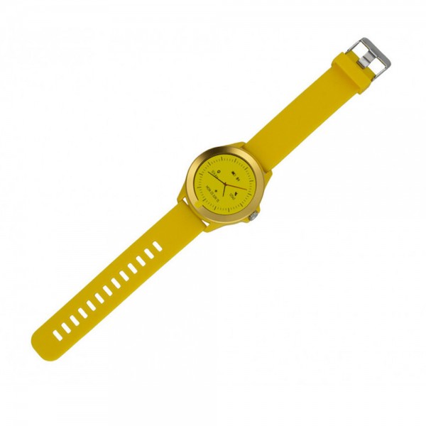 Forever Smartwatch με παλμογράφο Colorum CW-300 xYellow σε κίτρινο χρώμα