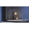 DesignNest Enso Floating Lamp Σφαιρική διακοσμητική λάμπα διαμέτρου 30 εκατοστών με ροοστάτη αφής (Μαύρο)