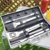 The Source BBQ Tool Set - Ανοξείδωτο σετ εργαλείων Barbeque (12 τεμάχια)