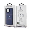 U.S. Polo Assn. HC PU Pattern Stripe – Θήκη προστασίας από σιλικόνη iPhone 15 (Navy – USHCP15SPTRV)