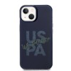 U.S. Polo Assn. Hard Case IML Glitter Script – Θήκη προστασίας από σιλικόνη iPhone 15 (Navy – USHCP15SUGLV)