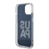 U.S. Polo Assn. Hard Case IML Glitter Script – Θήκη προστασίας από σιλικόνη iPhone 15 (Navy – USHCP15SUGLV)