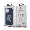 U.S. Polo Assn. Hard Case IML Glitter Script – Θήκη προστασίας από σιλικόνη iPhone 15 (Navy – USHCP15SUGLV)