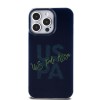 U.S. Polo Assn. Hard Case IML Glitter Script – Θήκη προστασίας από σιλικόνη iPhone 15 Pro Max (Navy – USHCP15XUGLV)