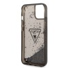 Guess “Metallic Triangle Glitter Logo Collection” Θήκη προστασίας από σιλικόνη – iPhone 14 Plus (Black – GUHCP14MLFCTPK)