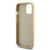 Guess Fixed Glitter 4G Logo Case Θήκη προστασίας από σιλικόνη – iPhone 15 (Gold – GUHCP15SHG4SGD)