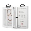 Guess “Metal Outline Collection” MagSafe Hard Case Θήκη προστασίας από σκληρό πλαστικό – iPhone 13 Pro Max (Χρυσό – GUHMP13XHTRMD)